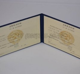 Диплом Техникума Украинской ССР в Калуге