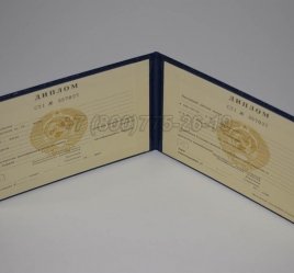 Диплом Техникума Киргизской ССР в Калуге