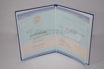 Диплом Техникума 2018г СпецБланк в Калуге